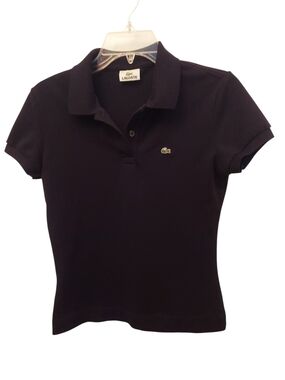 Lacoste Women’s Short Sleeve Polo - Black